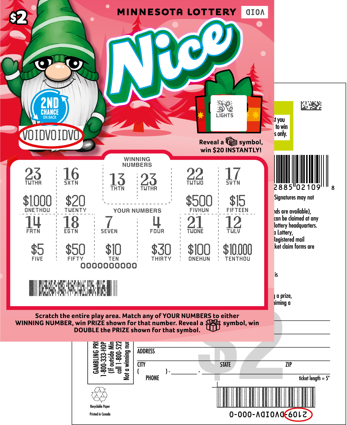 Naughty or Nice Uncovered Ticket