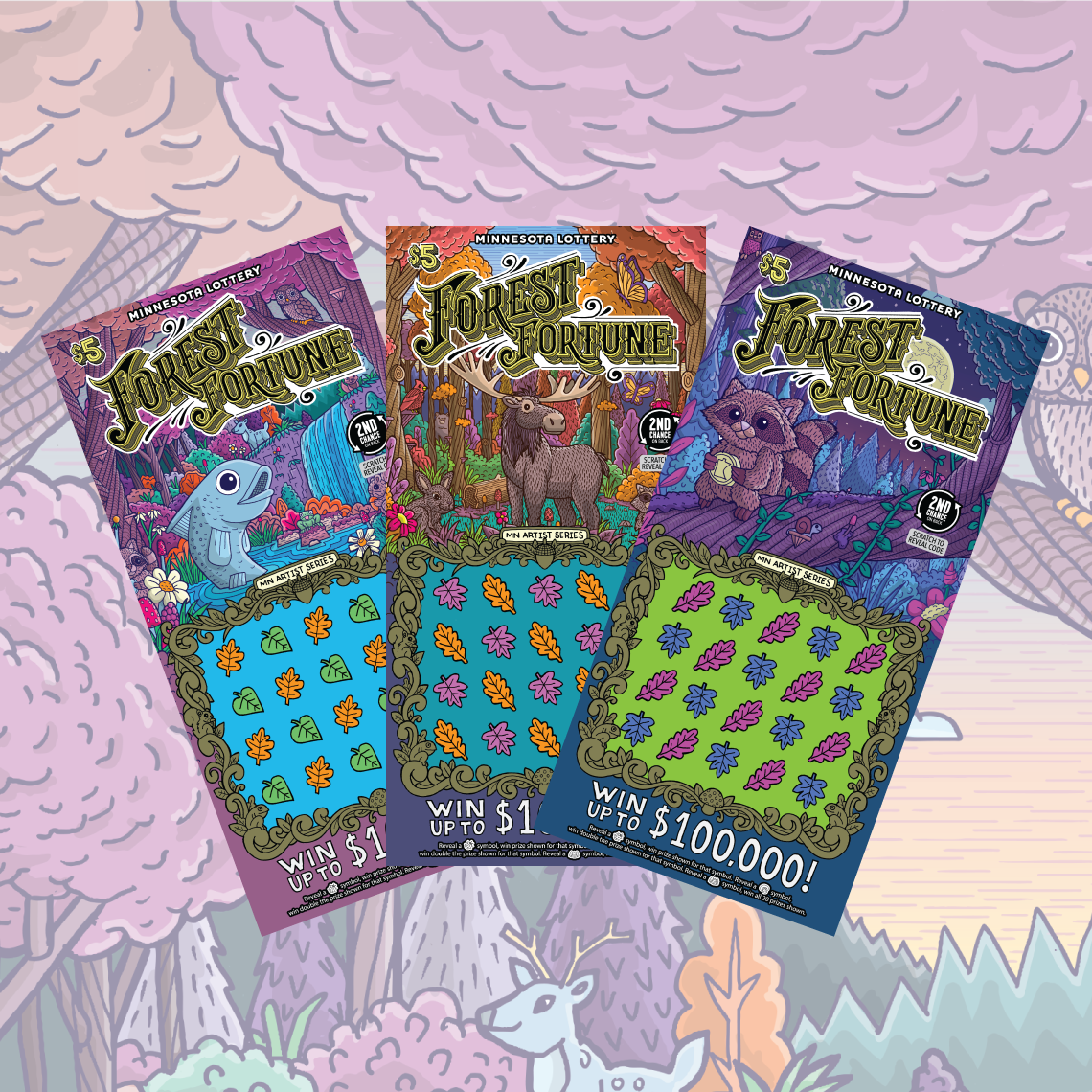 Forest Fortune Scratch Tickets