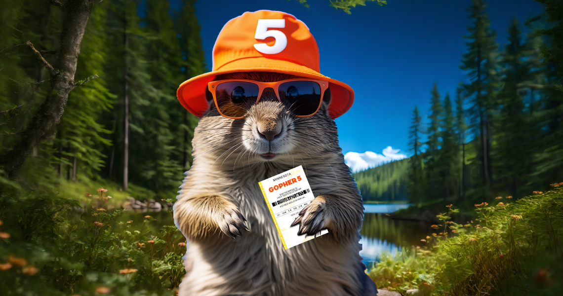 Gopher with ticket