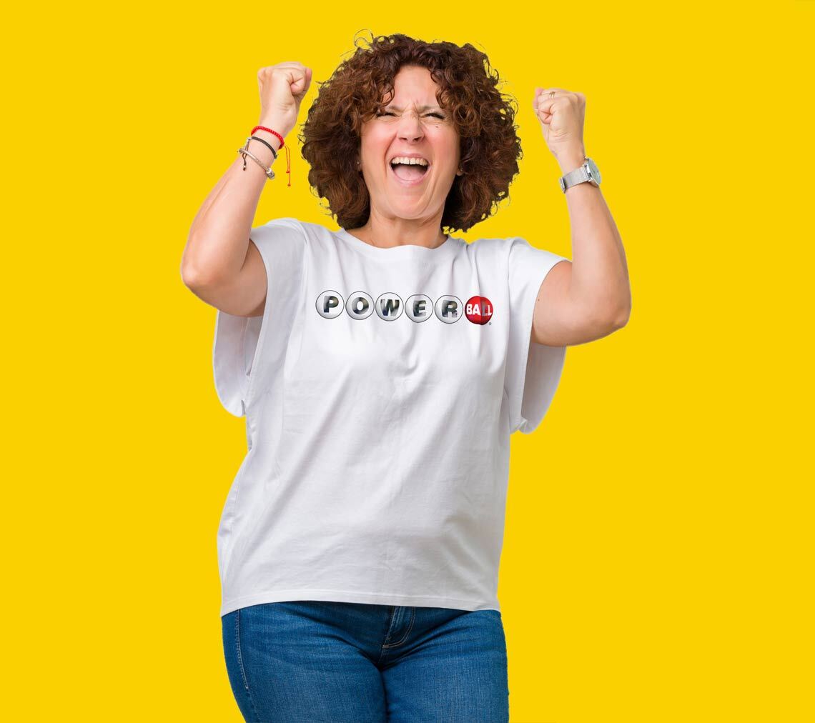 Woman cheering