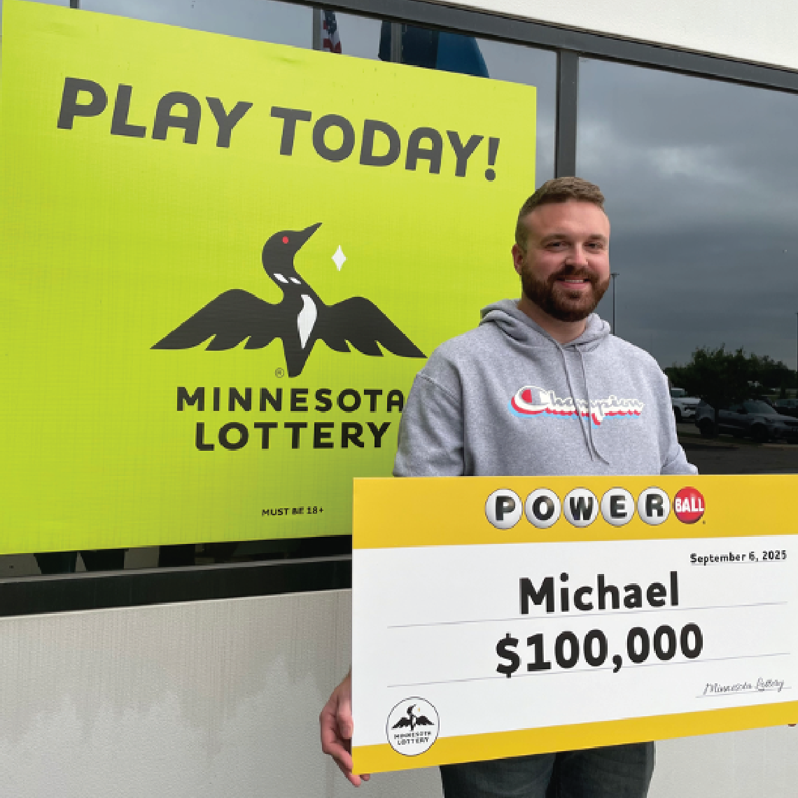 Powerball winner photo