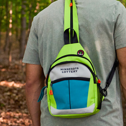 Minnesota Lottery Logo Sling Backpack Buy & Get