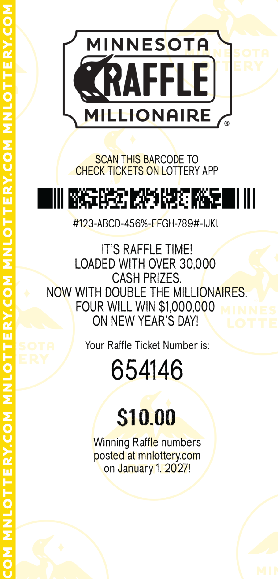 Raffle 2027 Full Ticket Image