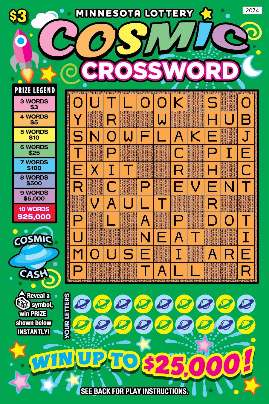 Cosmic Crossword Full Ticket