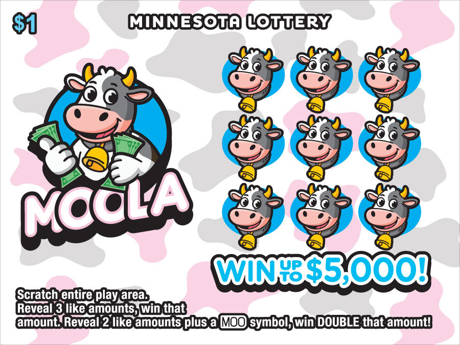 Moola scratch game from Minnesota Lottery