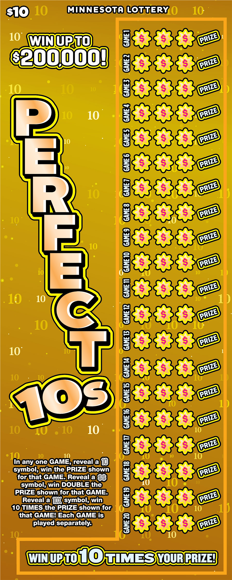 Perfect 10s full ticket image