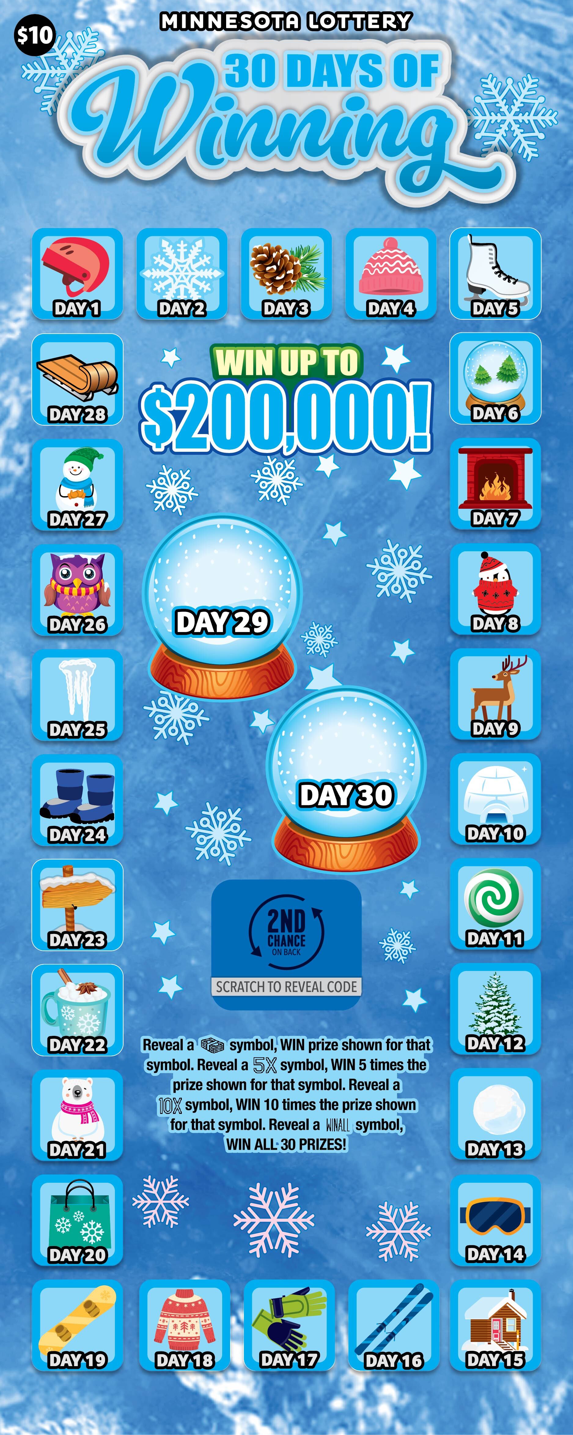 30 Days of Winning Full Ticket