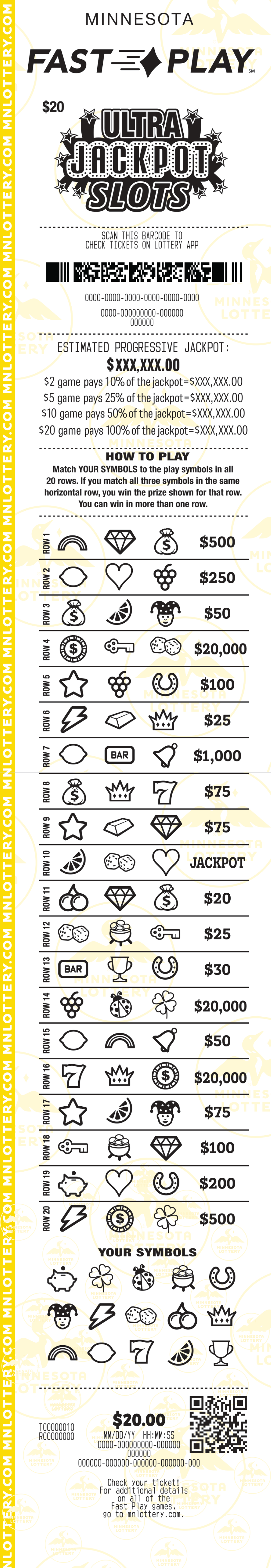 Fast Play Ultra Jackpot Slots Full Ticket