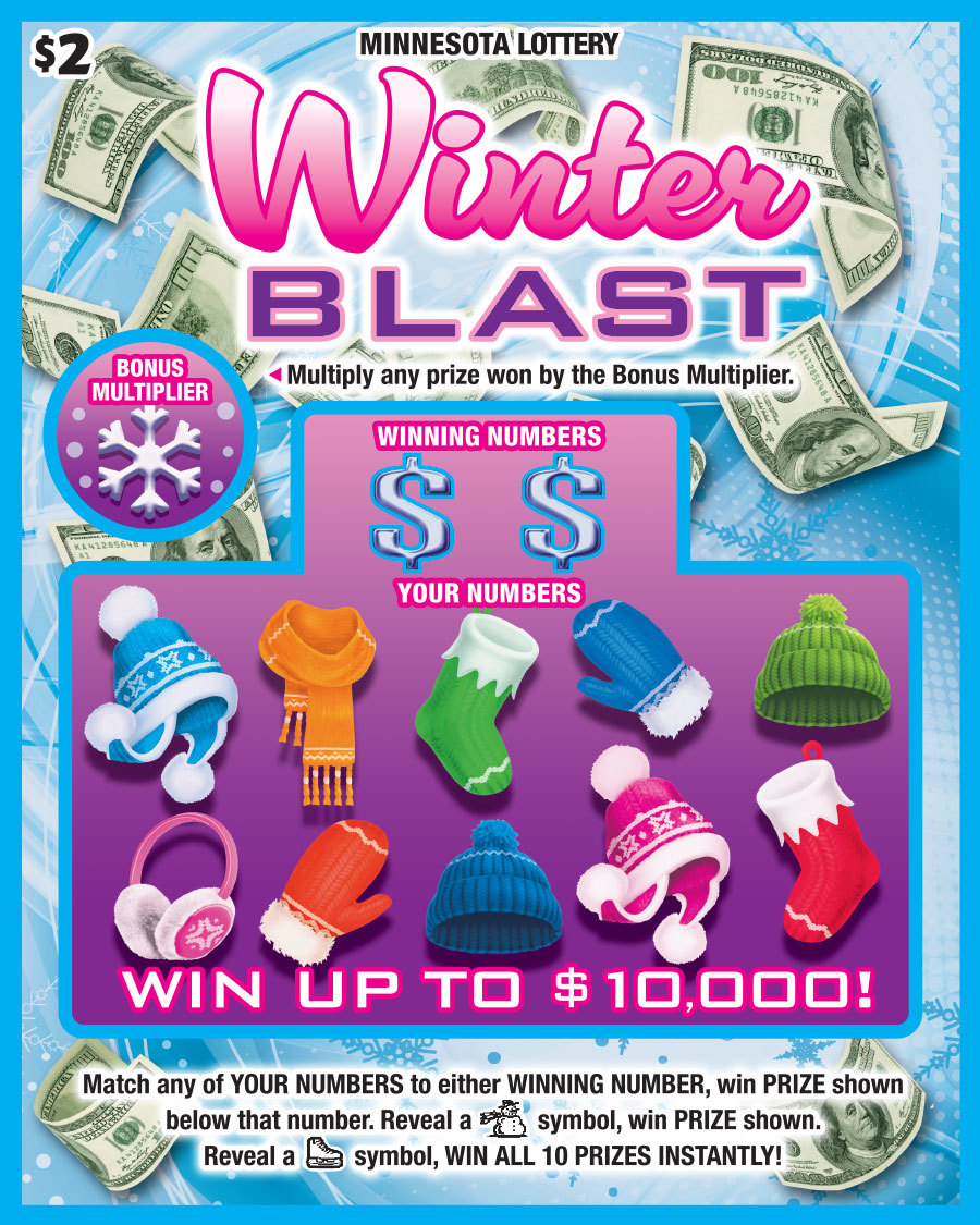 Winter Blast Scratch Ticket