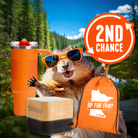 Gopher 5 with 2nd Chance Prize Pack