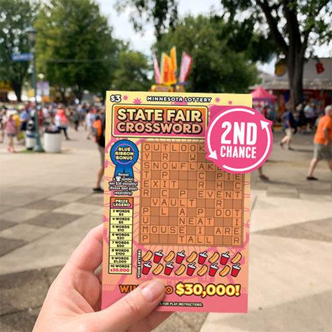 State Fair Crossword 2nd Chance Ticket Image