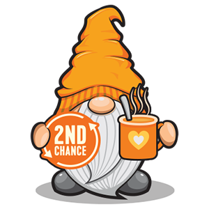 Fall Gnome with 2nd Chance Logo