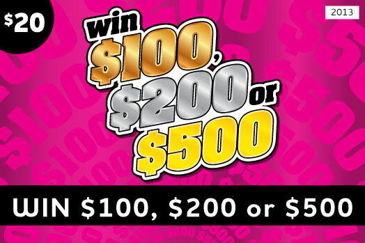 Win $100, $200 or $500 Scratch Ticket Mini Preview