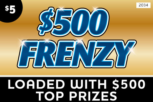 $500 Frenzy Scratch Ticket Mini Preview