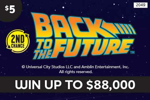 Back to the Future Scratch Ticket Mini Preview