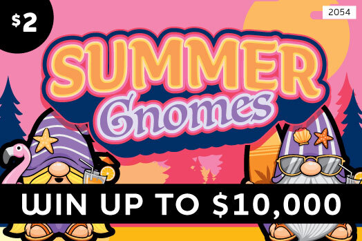 Summer Gnomes Scratch Ticket Mini Preview