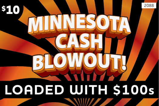 Minnesota Cash Blowout! Scratch Game Ticket Mini