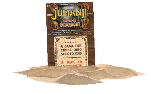 Jumanji Homepage Ticket Sand