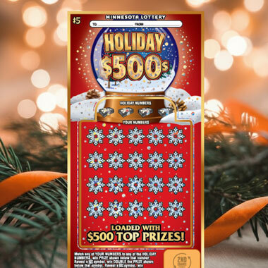 Holiday $500s with Garland and Ribbon