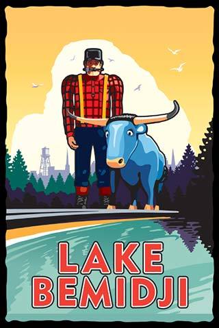 Lake Bemidji illustration