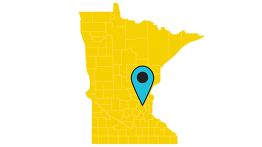 Champlin Pinned MN Map