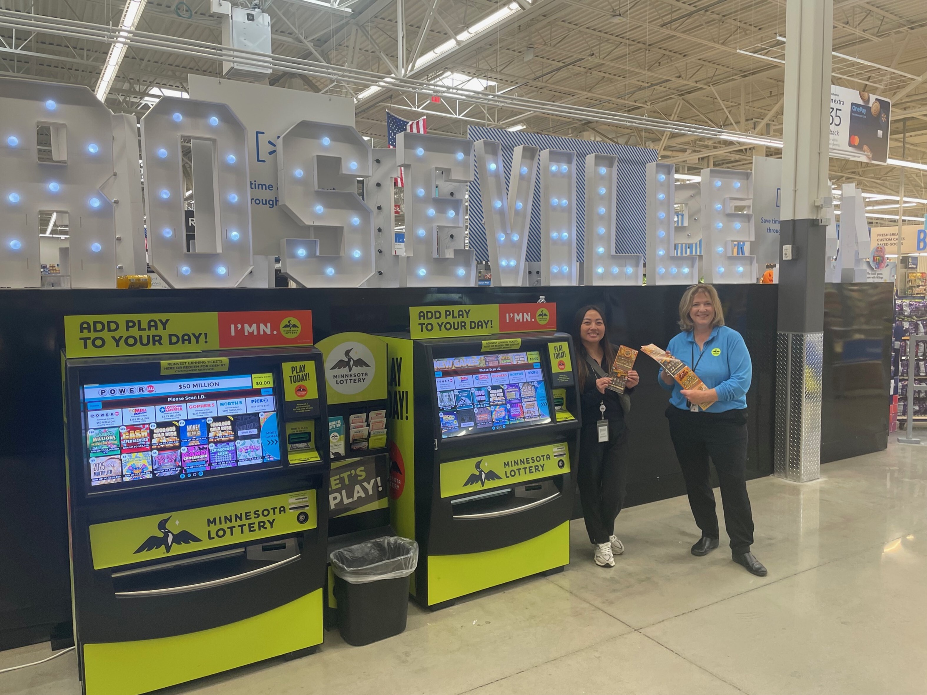 Lottery Staff at Walmart Event