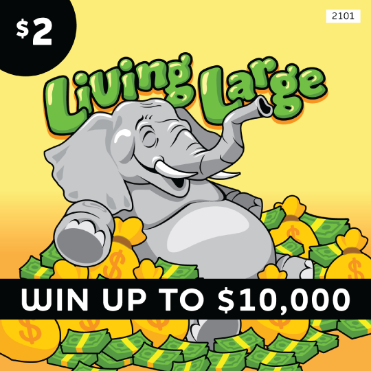 Living Large Scratch Ticket Preview