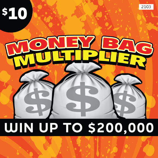 Money Bag Multiplier Scratch Ticket Preview