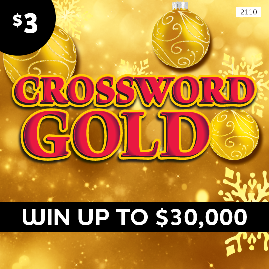 Crossword Gold Scratch Ticket Preview