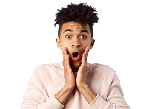 Excited Man Homepage Main